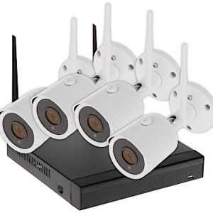 ZESTAW DO MONITORINGU APTI-KIT-WIFI-21C2 Wi-Fi, 4 KANAŁY - 1080p