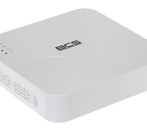 REJESTRATOR IP BCS-P-SNVR0401-4K-4P 4 KANAŁY +4-PORTOWY SWITCH POE, 4K UHD BCS POINT