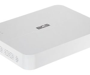 REJESTRATOR IP BCS-P-SNVR0801-4K-8P 8 KANAŁÓW + 8-PORTOWY SWITCH POE, 4K UHD BCS POINT