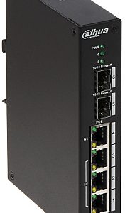 SWITCH PRZEMYSŁOWY POE PFS3206-4P-96 4-PORTOWY + 2 x SFP DAHUA