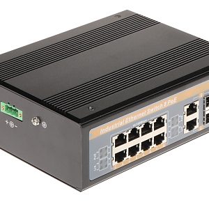 SWITCH PRZEMYSŁOWY POE GTS-P1-10-82G 10-PORTOWY + 2 x SFP