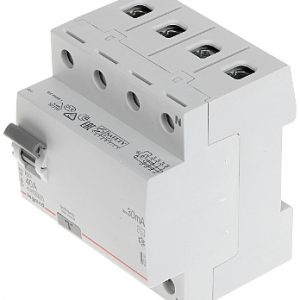WYŁĄCZNIK RÓŻNICOWOPRĄDOWY LE-402063 TRÓJFAZOWY, TYP AC 30 mA 40 A LEGRAND