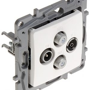 GNIAZDO KOŃCOWE LE-764566 R-TV + 2xSAT Niloe LEGRAND