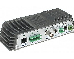 ŚWIATŁOWODOWY ODBIORNIK OFT-111/RX 1x VIDEO +1x AUDIO +RS-485 +ALARM