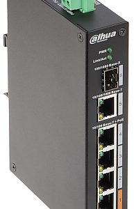 SWITCH PRZEMYSŁOWY POE PFS3106-4ET-60 5-PORTOWY +SFP DAHUA