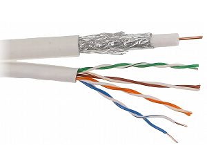 PRZEWÓD ZESPOLONY RG-6+UTP/150