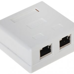 GNIAZDO ZAKOŃCZENIOWE RJ45-2G5/6 PODWÓJNE
