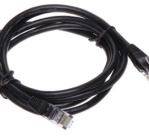 PATCHCORD RJ45/6/1.5-BLACK 1.5 m