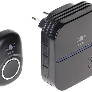 DZWONEK BEZPRZEWODOWY BEZBATERYJNY XB-KINETIC-BLACK AC 230V Xblitz