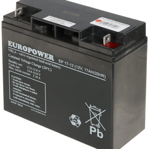 AKUMULATOR 12V/17AH-EUROPOWER-EP