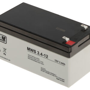 AKUMULATOR 12V/3.4AH-MWS MW Power