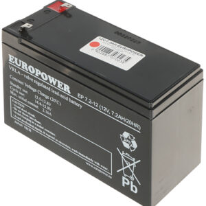 AKUMULATOR 12V/7.2AH-EUROPOWER-EP