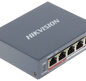 SWITCH POE DS-3E0105P-E(B) 4-PORTOWY Hikvision