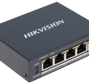 SWITCH POE DS-3E0505P-E/M 4-PORTOWY Hikvision