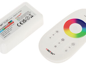 STEROWNIK OŚWIETLENIA LED Z PILOTEM LED-RGB-WC/RF 2.4 GHz, RGB 12 ... 24 V DC MiBOXER / Mi-Light