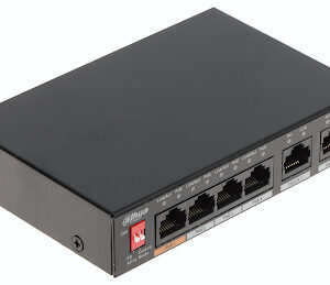 SWITCH POE PFS3006-4ET-60-V2 4-PORTOWY DAHUA
