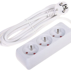 LISTWA ZASILAJĄCA PR-3M-3G/W (3 GNIAZDA) 2.8 m