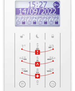 KLAWIATURA SENSORYCZNA DO CENTRALI ALARMOWEJ PULSON-LCD/T-WH