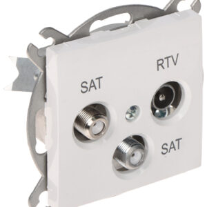 GNIAZDO KOŃCOWE SANTRA/4160-10/EPN R-TV + 2xSAT Elektro-Plast