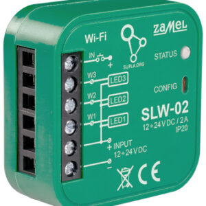 INTELIGENTNY STEROWNIK OŚWIETLENIA LED SLW-02 Wi-Fi, 12 ... 24 V DC ZAMEL