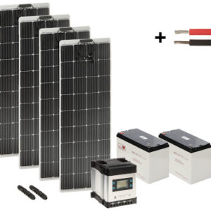 ZESTAW FOTOWOLTAICZNY SP-KIT-4X160/2X80/MPPT-LCD 1730 Wh