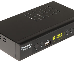 TUNER CYFROWY HD DVB-T/DVB-T2 URZ-0336B H.265/HEVC CABLETECH