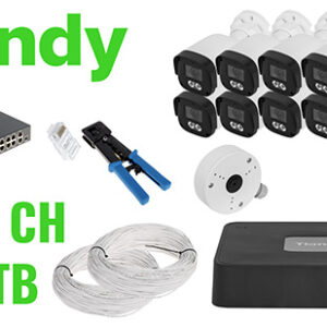ZESTAW DO MONITORINGU TIANDY-NVR10-10IPCB 10 KAMER + REJESTRATOR TIANDY