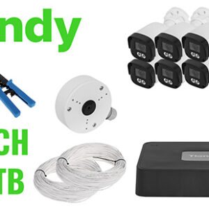 ZESTAW DO MONITORINGU TIANDY-NVR10-8IPCB 8 KAMER + REJESTRATOR TIANDY