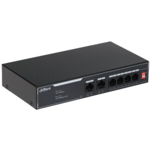 SWITCH POE SF1006LP 6-PORTOWY, 4 PoE DAHUA